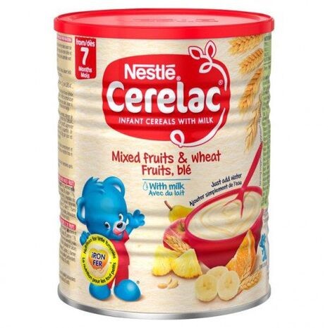 Nestle Cerelac Mixed Fruit & Wheat, ble with Milk 7 months