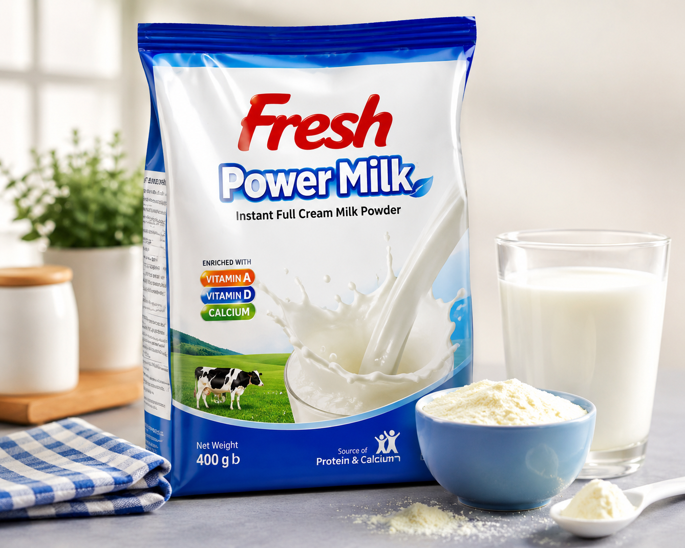 Powder Milk 400g - Fresh — 1