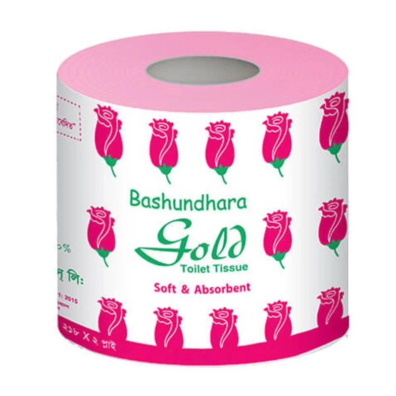 Toilet Tissue(Gold) 1 Roll - Bashundhara Tissue