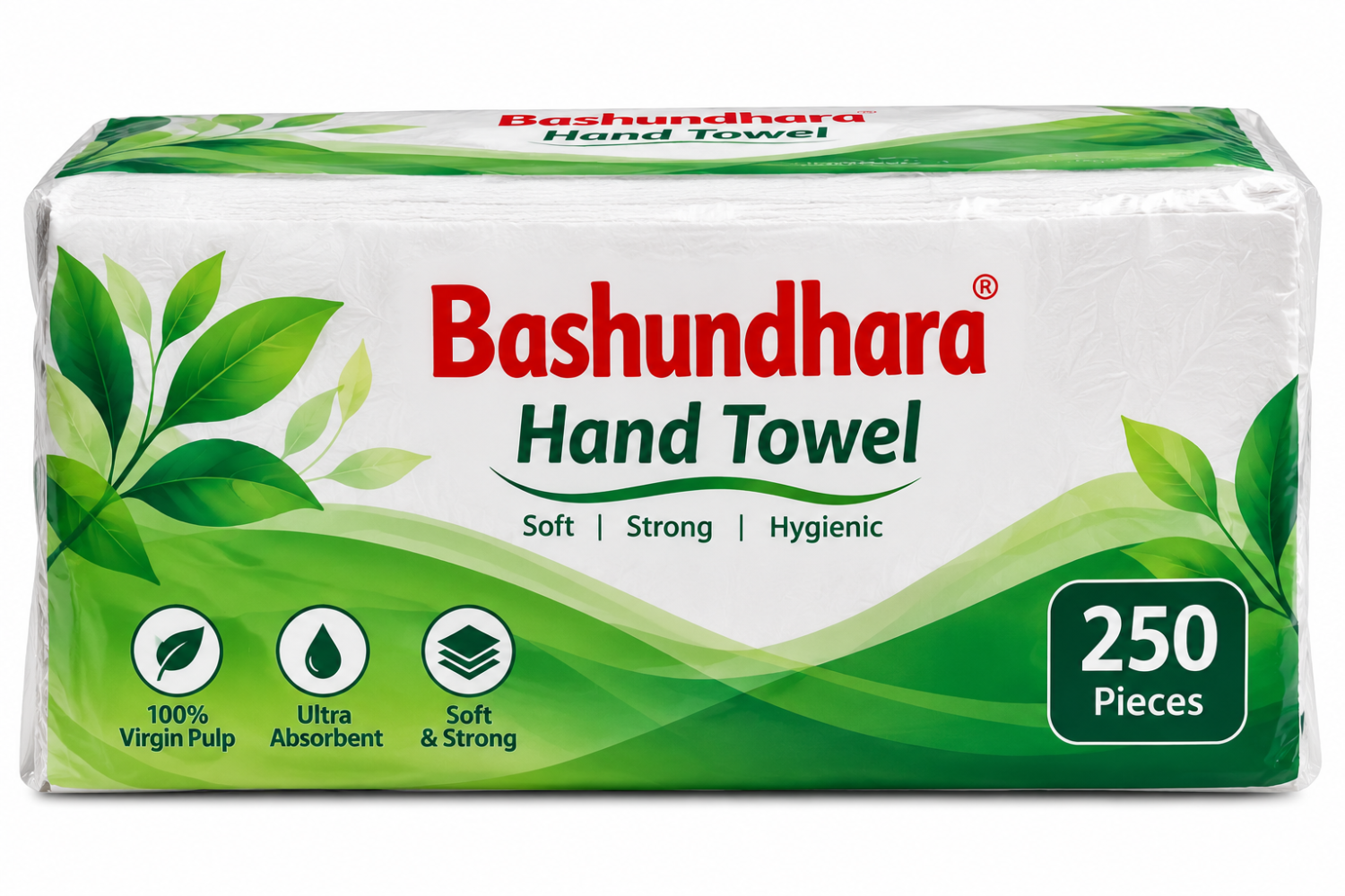 Bashundhara Hand Towel — 250 পিস