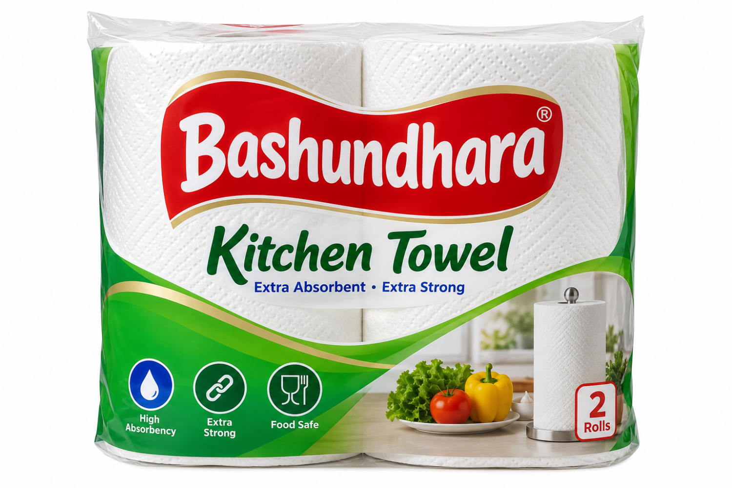 Bashundhara Kitchen Towel — 1 Pack