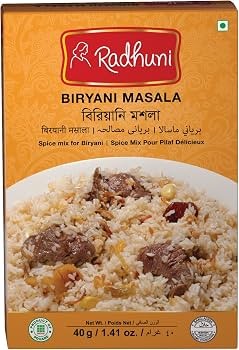 Radhuni Biryani Masala - Standard 40 grams (রাধুনী বিরিয়ানি মসলা-স্ট্যান্ডার্ড ৪০ গ্রাম)
