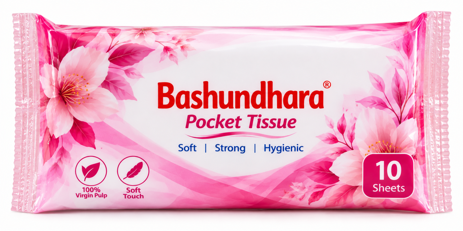 Bashundhara Pocket Tissue — 1 প্যাক